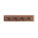 Hickory Hardware - 4 Key Hook Rail 8 Inch Long Load image into Gallery viewer, Hickory Hardware - 4 Key Hook Rail 8 Inch Long