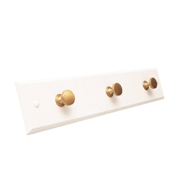 3 Knob Hook Rail 16 Inch Long - Hickory Hardware 3 Knob Hook Rail 16 Inch Long - Hickory Hardware