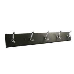 5 Coat & Hat Hook Rail 28 Inch Long - Hickory Hardware 5 Coat & Hat Hook Rail 28 Inch Long - Hickory Hardware