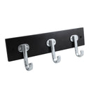 Hook Rail 18 Inch Long - 3 Single Prong - Hickory Hardware Load image into Gallery viewer, Hook Rail 18 Inch Long - 3 Single Prong - Hickory Hardware