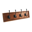 4 Coat & Hat Hook Rail 20 Inch Long - Hickory Hardware Load image into Gallery viewer, 4 Coat & Hat Hook Rail 20 Inch Long - Hickory Hardware