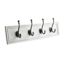 4 Coat & Hat Hook Rail 20 Inch Long - Hickory Hardware Load image into Gallery viewer, 4 Coat & Hat Hook Rail 20 Inch Long - Hickory Hardware