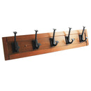 5 Coat & Hat Hook Rail 27 Inch Long - Hickory Hardware Load image into Gallery viewer, 5 Coat & Hat Hook Rail 27 Inch Long - Hickory Hardware
