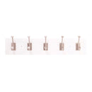 5 Coat & Hat Hook Rail 27 Inch Long - Hickory Hardware Load image into Gallery viewer, 5 Coat & Hat Hook Rail 27 Inch Long - Hickory Hardware