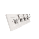 Hook Rail 20 Inch Long - 4 Single Prong - Hickory Hardware Load image into Gallery viewer, Hook Rail 20 Inch Long - 4 Single Prong - Hickory Hardware