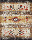 Solstice Santa Fe Sands Multi-Colored 7 ft. 9 in. x 9 ft. 9 in. Area Rug Load image into Gallery viewer, Solstice Santa Fe Sands Multi-Colored 7 ft. 9 in. x 9 ft. 9 in. Area Rug