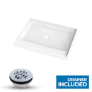 Shower Tray Right Hand - Double threshold - Acrylic and fiberglass - 48 x 36 x 5.5 Load image into Gallery viewer, Shower Tray Right Hand - Double threshold - Acrylic and fiberglass - 48 x 36 x 5.5