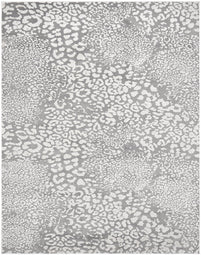 Serengeti LT Grey Leopard 5 ft. 6 in. x 7 ft. 6 in. Animal Print Area Rug Serengeti LT Grey Leopard 5 ft. 6 in. x 7 ft. 6 in. Animal Print Area Rug