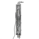 59 In. 6-jet Stainless Steel Shower Panel System With Fixed Round Rainfall Showerhead, handheld Shower, Self-Cleaning & Jet Massage Feature Load image into Gallery viewer, 59 In. 6-jet Stainless Steel Shower Panel System With Fixed Round Rainfall Showerhead, handheld Shower, Self-Cleaning & Jet Massage Feature