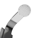 59 In. 6-jet Stainless Steel Shower Panel System With Fixed Round Rainfall Showerhead, handheld Shower, Self-Cleaning & Jet Massage Feature Load image into Gallery viewer, 59 In. 6-jet Stainless Steel Shower Panel System With Fixed Round Rainfall Showerhead, handheld Shower, Self-Cleaning & Jet Massage Feature