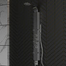 59 In. 6-jet Stainless Steel Shower Panel System With Fixed Round Rainfall Showerhead, handheld Shower, Self-Cleaning & Jet Massage Feature Load image into Gallery viewer, 59 In. 6-jet Stainless Steel Shower Panel System With Fixed Round Rainfall Showerhead, handheld Shower, Self-Cleaning & Jet Massage Feature