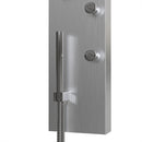 65 in. 6-Jet Stainless Steel Shower Panel System with Fixed Round Rainfall Showerhead & Handheld Shower, Self-Cleaning & Jet Massage Feature Load image into Gallery viewer, 65 in. 6-Jet Stainless Steel Shower Panel System with Fixed Round Rainfall Showerhead & Handheld Shower, Self-Cleaning & Jet Massage Feature