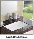 Continental Basin Undermount White Sink Load image into Gallery viewer, Continental Basin Undermount White Sink