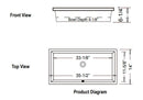 Channel White Undermount Sink Load image into Gallery viewer, Channel White Undermount Sink