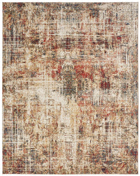 Theory Ivory Crimson 5 ft. 5 in. X 7 ft. 7 in. Area Rug Theory Ivory Crimson 5 ft. 5 in. X 7 ft. 7 in. Area Rug