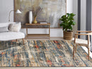 Theory Blues Multi 5 ft. 3 in. X 7 ft. 6 in. Area Rug Load image into Gallery viewer, Theory Blues Multi 5 ft. 3 in. X 7 ft. 6 in. Area Rug