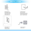 24 in. x 36 in. LED Lighted Bathroom Vanity Mirror, On/Off Touch Switch & CCT Changeable With Remembrance, Anti-Fog Mirror, Wall Mounted Makeup Vanity Mirror, Window Style Load image into Gallery viewer, 24 in. x 36 in. LED Lighted Bathroom Vanity Mirror, On/Off Touch Switch & CCT Changeable With Remembrance, Anti-Fog Mirror, Wall Mounted Makeup Vanity Mirror, Window Style