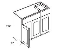 RTA Luxor Espresso - Single Door Base Vanity Cabinet | 42 RTA Luxor Espresso - Single Door Base Vanity Cabinet | 42