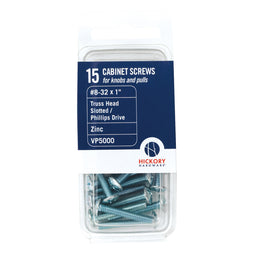 Screws 8 32 X 1 Inch (15 Pack) - Hickory Hardware Screws 8 32 X 1 Inch (15 Pack) - Hickory Hardware