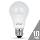 A19  LED Light Bulbs, 60 Watt Equiv, Non-Dimmable. 3000K, Maint. Pack, 10 Pk Load image into Gallery viewer, A19  LED Light Bulbs, 60 Watt Equiv, Non-Dimmable. 3000K, Maint. Pack, 10 Pk