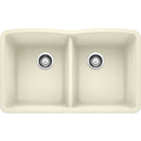 32 inch Double Bowl Kitchen Sink - Undermount Double Basin Load image into Gallery viewer, 32 inch Double Bowl Kitchen Sink - Undermount Double Basin