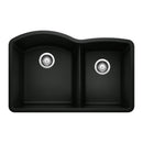 32 inch Double Bowl Undermount Kitchen Sink - 60/40 Load image into Gallery viewer, 32 inch Double Bowl Undermount Kitchen Sink - 60/40