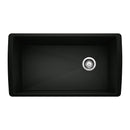 33-1/2 inch Single Bowl Kitchen Sink - Undermount Kitchen Sink Load image into Gallery viewer, 33-1/2 inch Single Bowl Kitchen Sink - Undermount Kitchen Sink