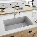33-1/2 inch Single Bowl Kitchen Sink - Undermount Kitchen Sink Load image into Gallery viewer, 33-1/2 inch Single Bowl Kitchen Sink - Undermount Kitchen Sink
