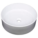 Vanity Fantasies Rim Porcelain Round Shaped Vessel Sink Load image into Gallery viewer, Vanity Fantasies Rim Porcelain Round Shaped Vessel Sink