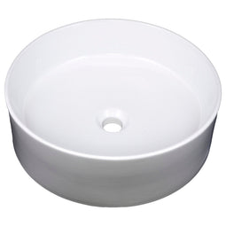Vanity Fantasies Rim Porcelain Round Shaped Vessel Sink Vanity Fantasies Rim Porcelain Round Shaped Vessel Sink