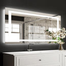 Backlit/Frontlit, Vanity Mirror with Lights, Touch Switch, Anti-Fog, Adjustable Color Temperature & Remembrance, LED Mirror for Bathroom, Accord Style Load image into Gallery viewer, Backlit/Frontlit, Vanity Mirror with Lights, Touch Switch, Anti-Fog, Adjustable Color Temperature & Remembrance, LED Mirror for Bathroom, Accord Style