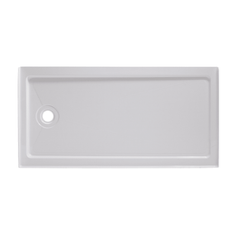 Single Threshold Shower Base - White Color - 60 In. X 32 In. Single Threshold Shower Base - White Color - 60 In. X 32 In.