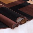 Moderno 9 Area Rugs Brown 8-X-10 Load image into Gallery viewer, Moderno 9 Area Rugs Brown 8-X-10