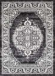 Ibiza-180 Area Rugs Black 8-X-10 Ibiza-180 Area Rugs Black 8-X-10