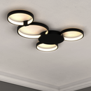 modern-flushmount-led-circle-4-rings-41w-3000k-2986lm Load image into Gallery viewer, modern-flushmount-led-circle-4-rings-41w-3000k-2986lm