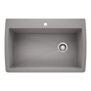 Blanco Diamond Single 9.5 Inch Depth Super Single Bowl Undermount Kitchen Sink Load image into Gallery viewer, Blanco Diamond Single 9.5 Inch Depth Super Single Bowl Undermount Kitchen Sink