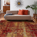 Modena Painted Desert 5 ft. 3 in. x 7 ft. 6 in. Indoor / Outdoor Area Rug Load image into Gallery viewer, Modena Painted Desert 5 ft. 3 in. x 7 ft. 6 in. Indoor / Outdoor Area Rug