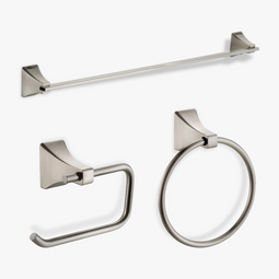 Shangri-La 3 pc Bath Set - Satin Nickel Shangri-La 3 pc Bath Set - Satin Nickel