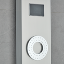 55 In. 5-Jet Stainless Steel Shower Panel System With Fixed LED Rainfall Shower Head, LED Temperature Display & Handheld Shower, Self-Cleaning & Jet Massage Feature Load image into Gallery viewer, 55 In. 5-Jet Stainless Steel Shower Panel System With Fixed LED Rainfall Shower Head, LED Temperature Display & Handheld Shower, Self-Cleaning & Jet Massage Feature