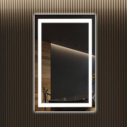 Backlit/Frontlit, Vanity Mirror with Lights, Touch Switch, Anti-Fog, Adjustable Color Temperature & Remembrance, LED Mirror for Bathroom, Accord Style Backlit/Frontlit, Vanity Mirror with Lights, Touch Switch, Anti-Fog, Adjustable Color Temperature & Remembrance, LED Mirror for Bathroom, Accord Style