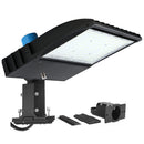 150W LED Pole Light with Dusk to Dawn Photocell, 5700K, 21000LM, Universal Mount, Bronze, AC120-277V, Waterproof IP65, Parking Lot Lights, Outdoor Area Street Security Lighting Fixture Load image into Gallery viewer, 150W LED Pole Light with Dusk to Dawn Photocell, 5700K, 21000LM, Universal Mount, Bronze, AC120-277V, Waterproof IP65, Parking Lot Lights, Outdoor Area Street Security Lighting Fixture