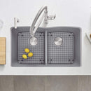 32 inch Double Bowl Kitchen Sink - Undermount Double Basin Load image into Gallery viewer, 32 inch Double Bowl Kitchen Sink - Undermount Double Basin