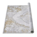 Regency-957 Area Rugs Rectangle Gold Chrome 5-X-7 Load image into Gallery viewer, Regency-957 Area Rugs Rectangle Gold Chrome 5-X-7