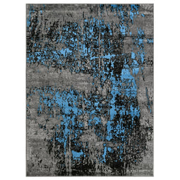 Impulse-927 Area Rugs Rectangle Denim 5-X-7 Impulse-927 Area Rugs Rectangle Denim 5-X-7