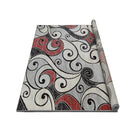 Sofia-479 Area Rugs Rectangle Scarlett Red 5-X-7 Load image into Gallery viewer, Sofia-479 Area Rugs Rectangle Scarlett Red 5-X-7