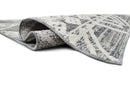 Linq 822 Area Rugs Ivory Dark Grey Rectangle 5-X-7 Load image into Gallery viewer, Linq 822 Area Rugs Ivory Dark Grey Rectangle 5-X-7
