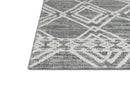 Linq 822 Area Rugs Ivory Dark Grey Rectangle 5-X-7 Load image into Gallery viewer, Linq 822 Area Rugs Ivory Dark Grey Rectangle 5-X-7