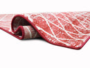 Sofia 481 Area Rugs Scarlett Red Rectangle 5-X-7 Load image into Gallery viewer, Sofia 481 Area Rugs Scarlett Red Rectangle 5-X-7