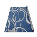 Sofia-484 Area Rugs Rectangle Space Blue 5-X-7 Load image into Gallery viewer, Sofia-484 Area Rugs Rectangle Space Blue 5-X-7