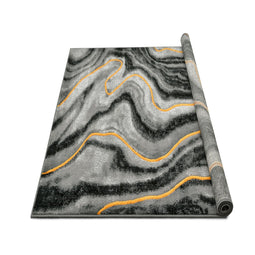 Impulse-926 Area Rugs Runner Golden Jolt 8-X-11 Impulse-926 Area Rugs Runner Golden Jolt 8-X-11